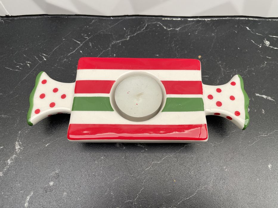 Swiecznik swiąteczny cukierek