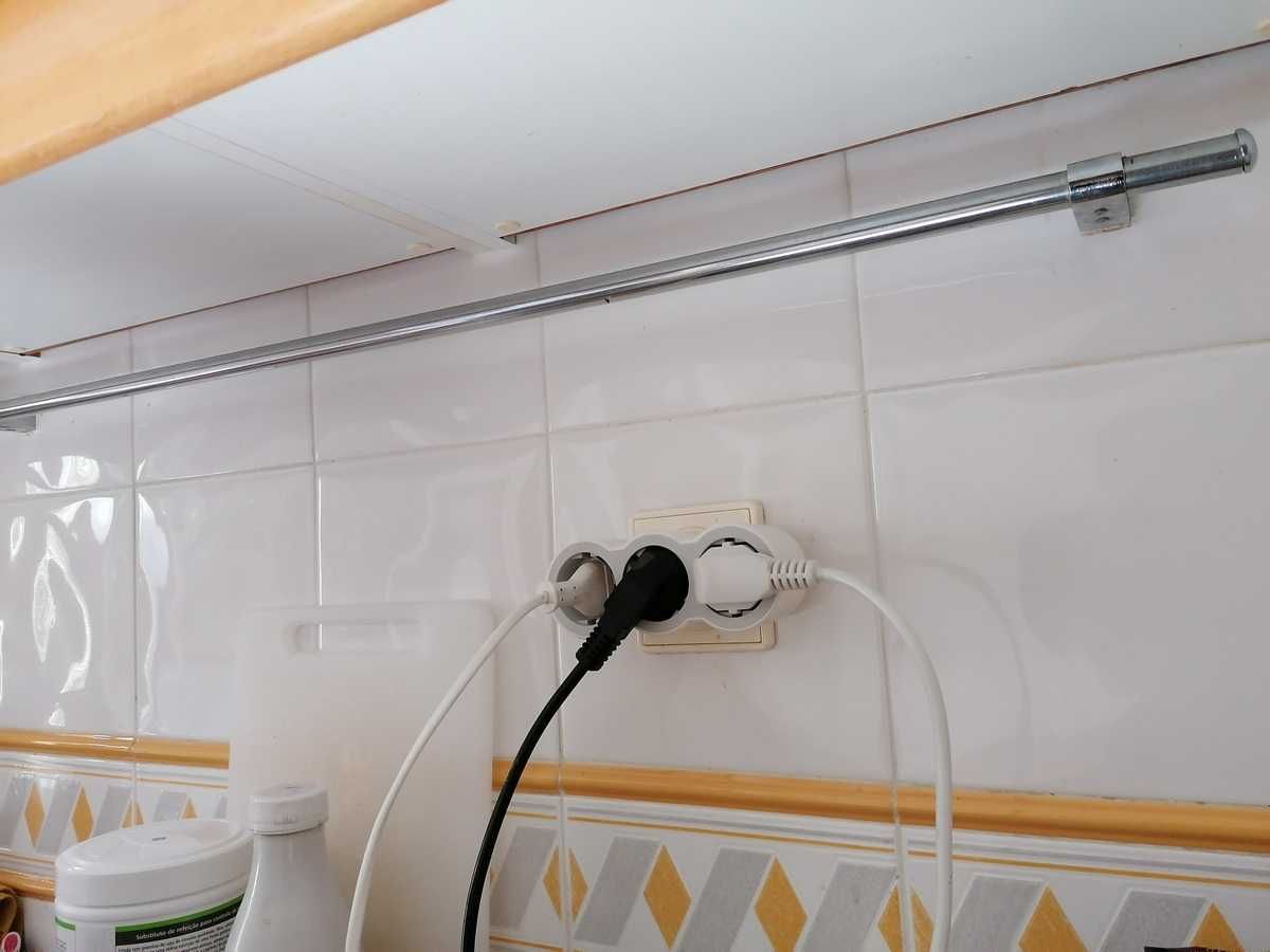 Barra de suporte para cozinha - pendurar utensílios e acessórios