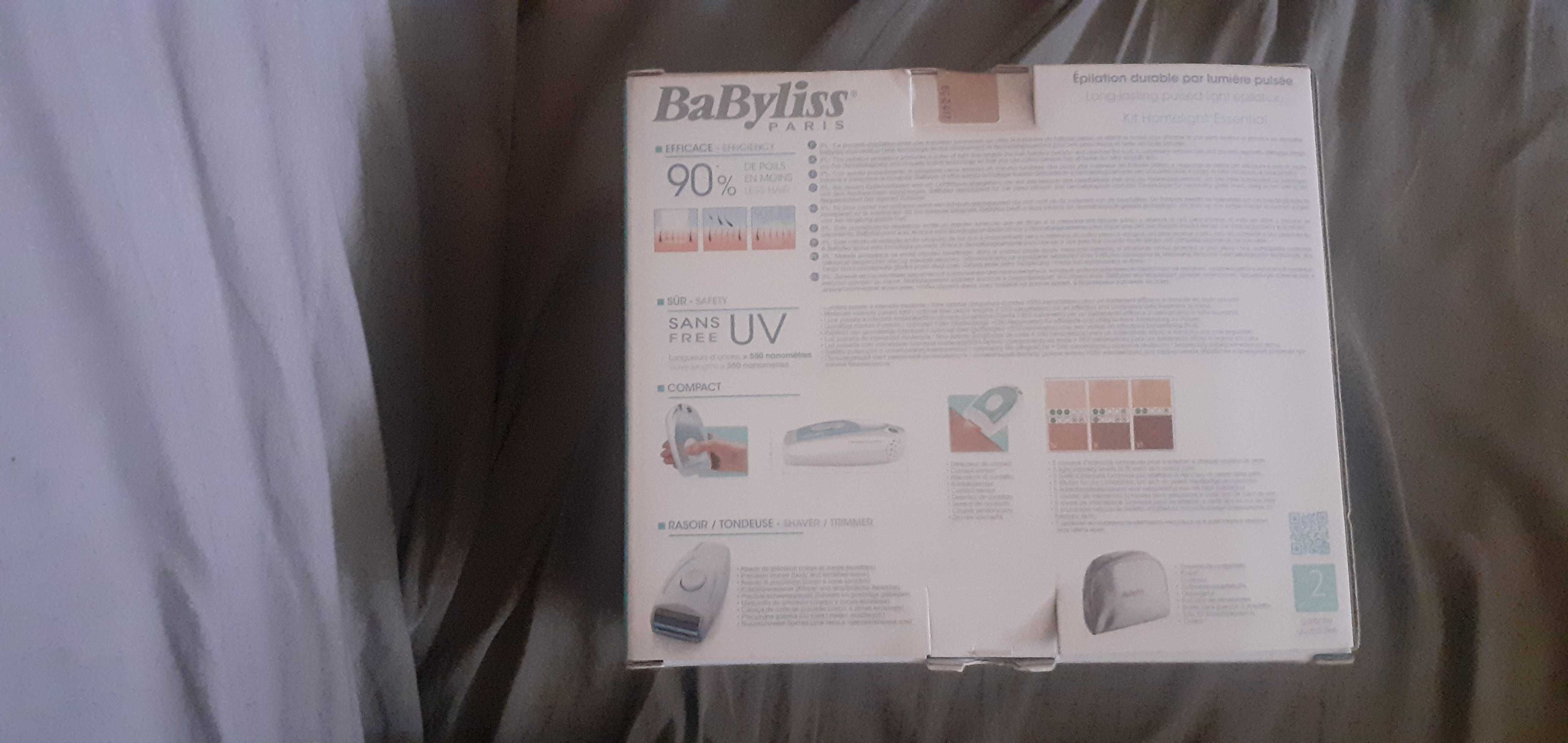 Depilator IPL BABYLISS G972PE + damska golarka