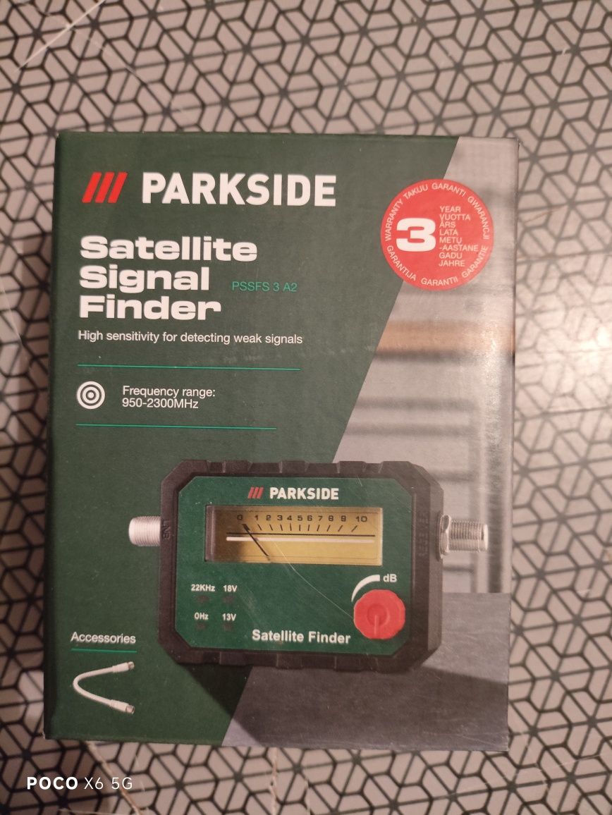 Parkside PSSFS 3 A2 wyszukiwarka satelitów nowa