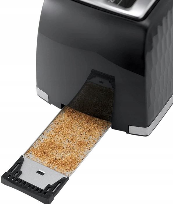 Toster Russell Hobbs Honeycomb Black  2 Tosty Grzanki Czarny