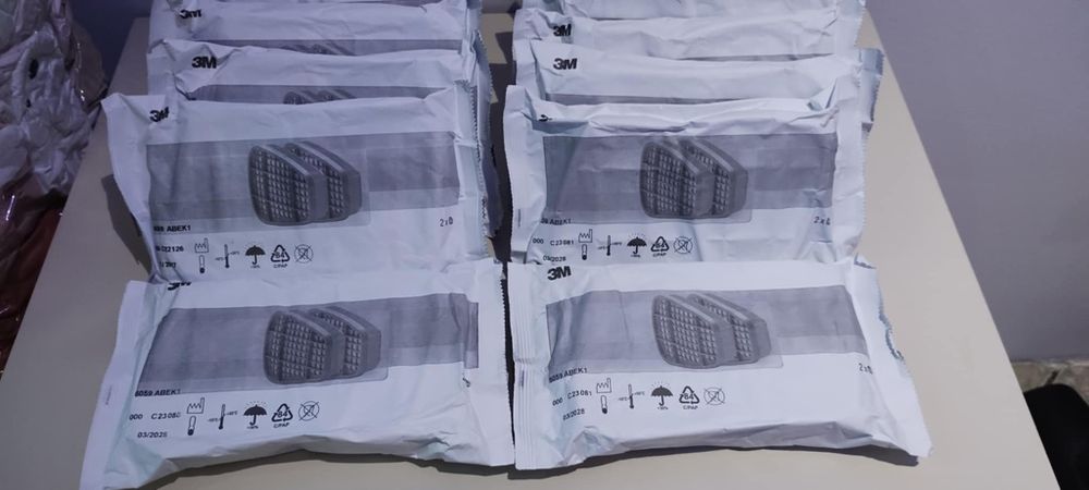 Filtry węglowe 3M 6059 16 kompletów