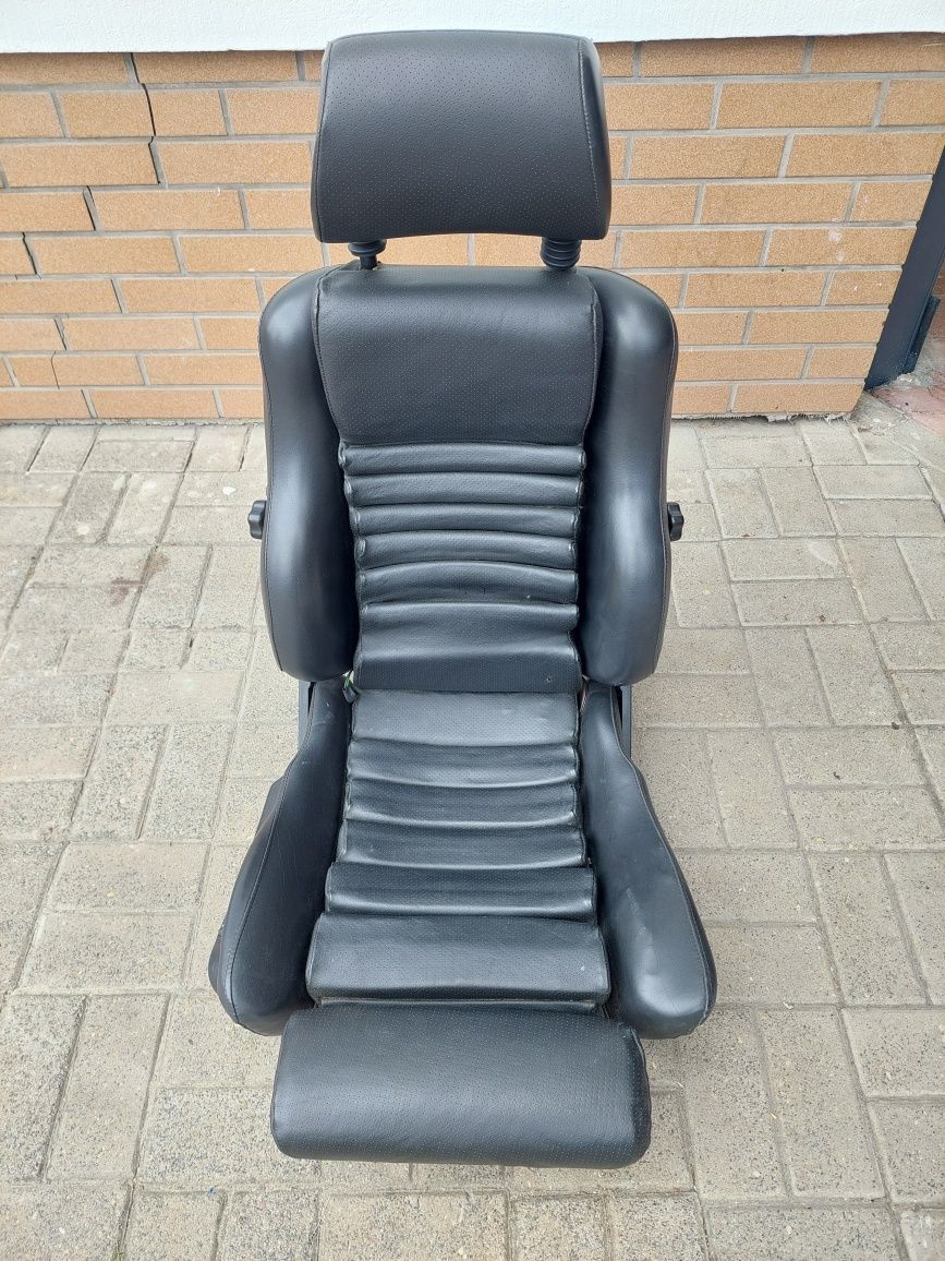Fotel skórzany König K830 E sportowy elektryczny