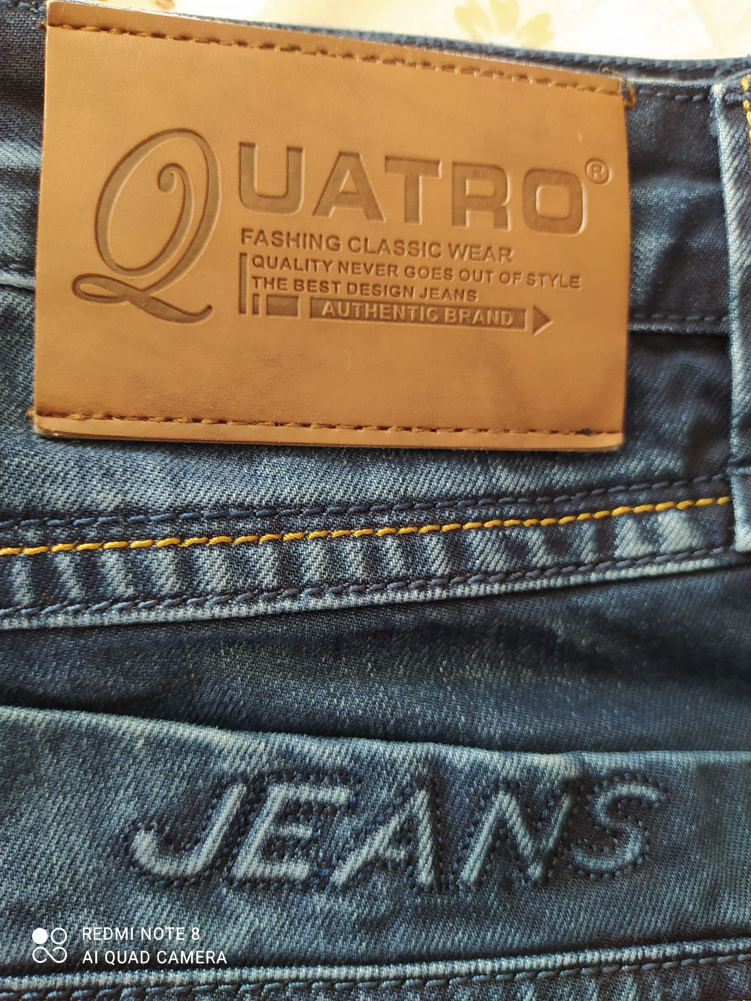 Super spodnie,nowe Quatro  Jeans  pas 100cm.