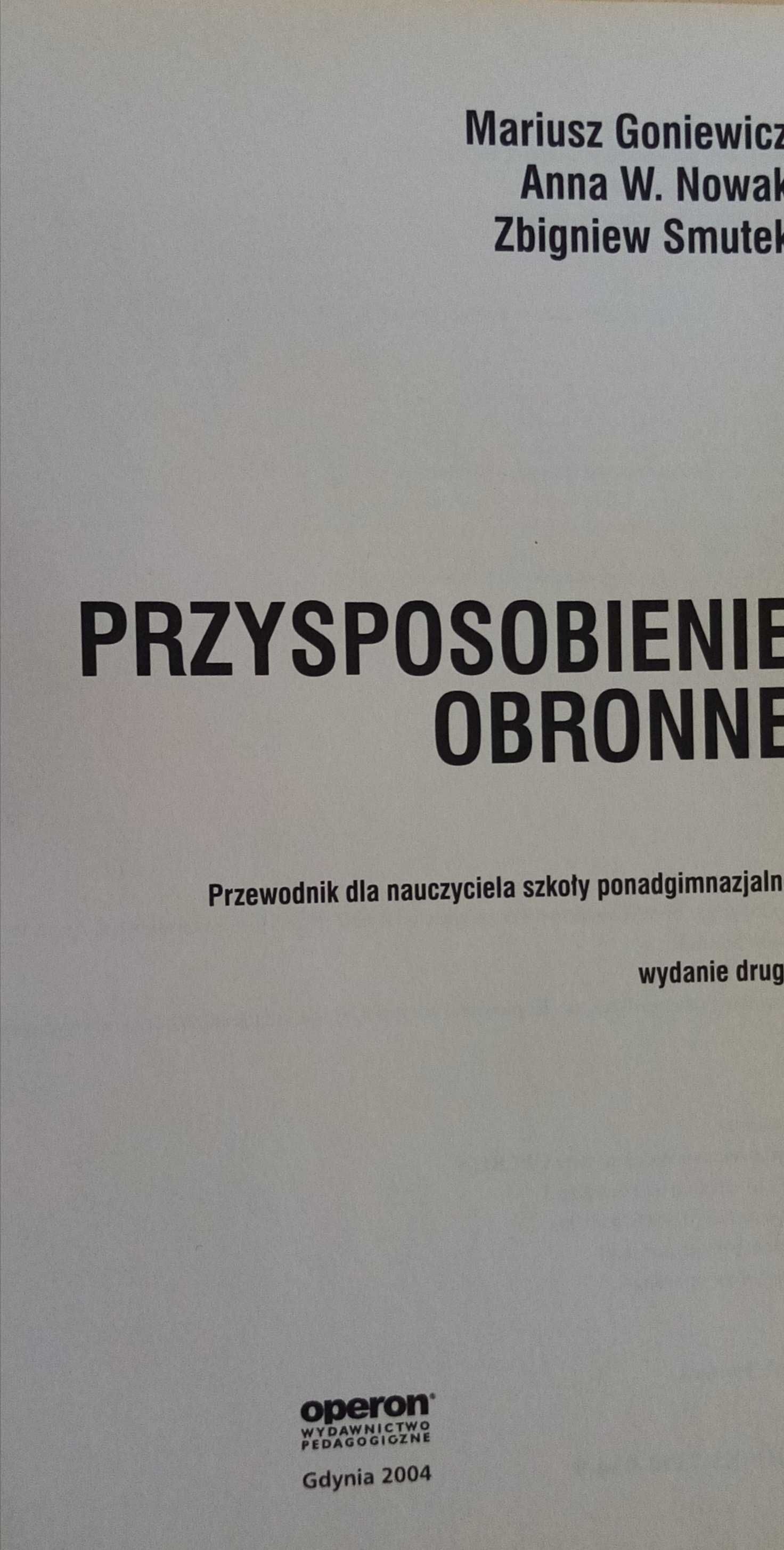 Przysposobienie obronne. Przewodnik dla nauczyciela. Ponadgimnazjalne.