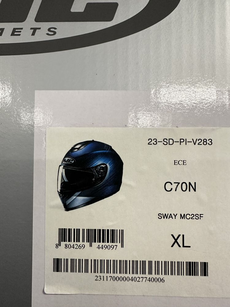Kask motocyklowy HJC C70N SWAY rozmiar XL Poliweglan,NOWY MODEL, PROMO