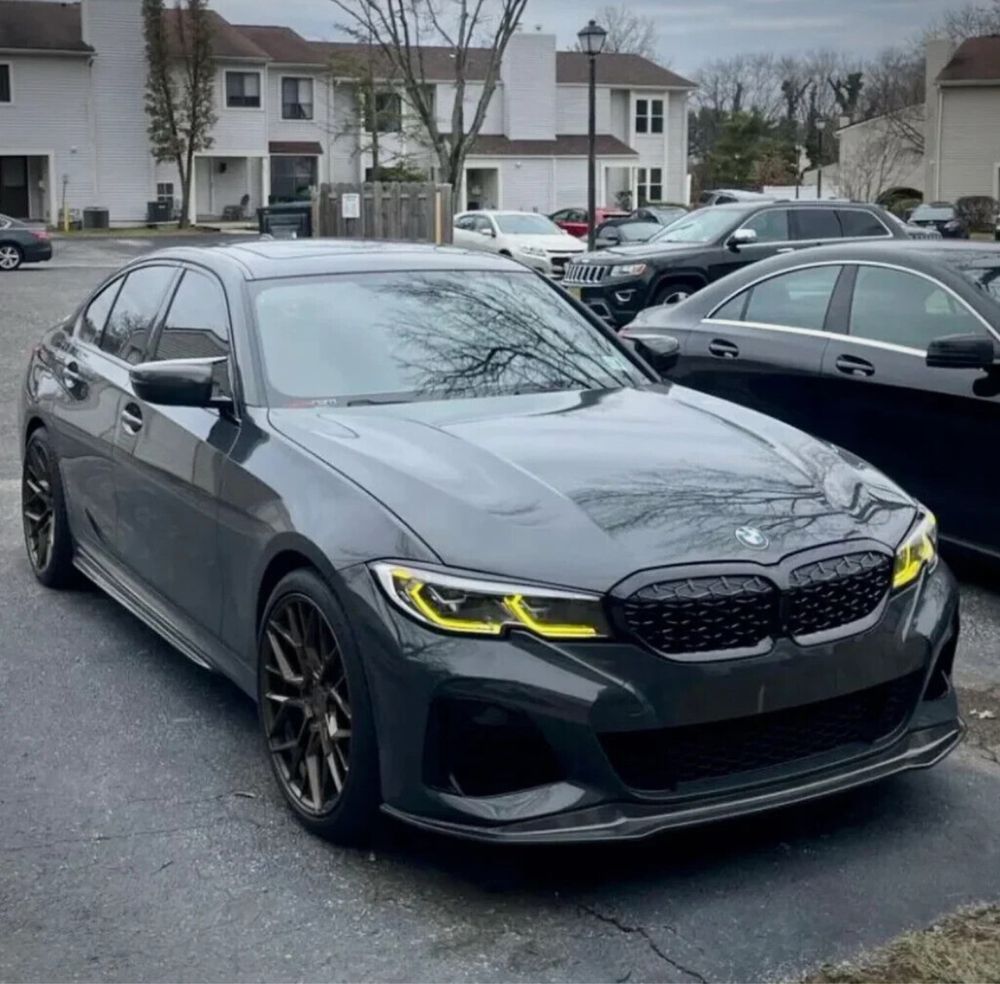 Светодиодная плата ДХО Yellow для фар BMW Laser 3 series G20,G21 19-21