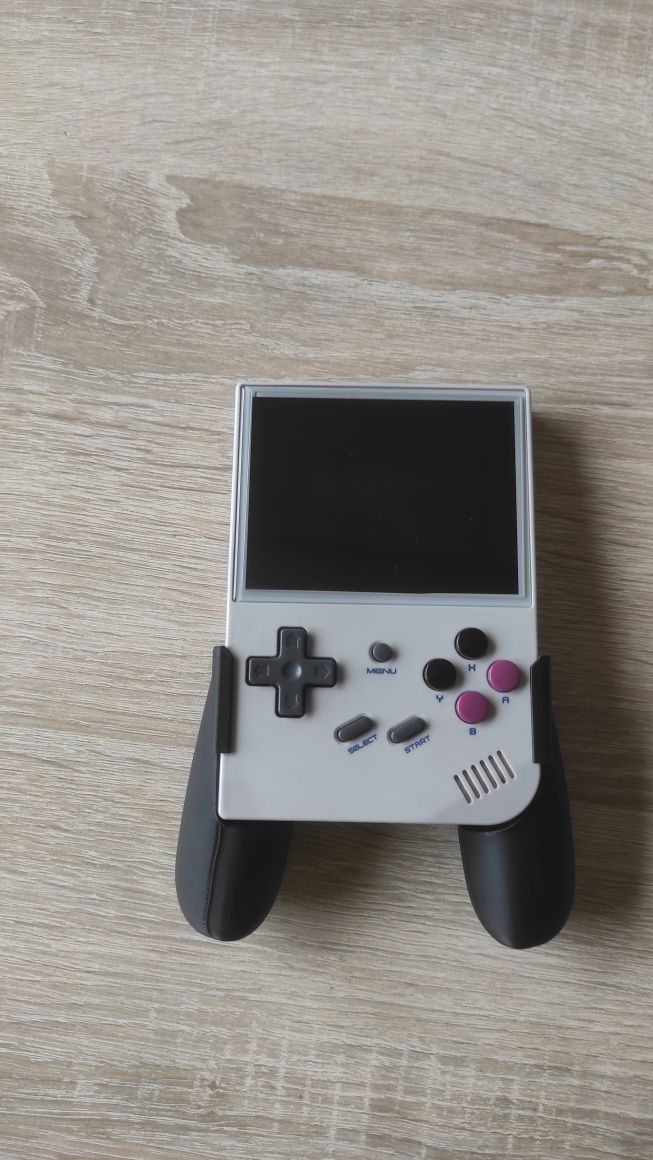 Retro konsola Anbernic RG35XX Duży zestaw karta 128 GB Grip Etui