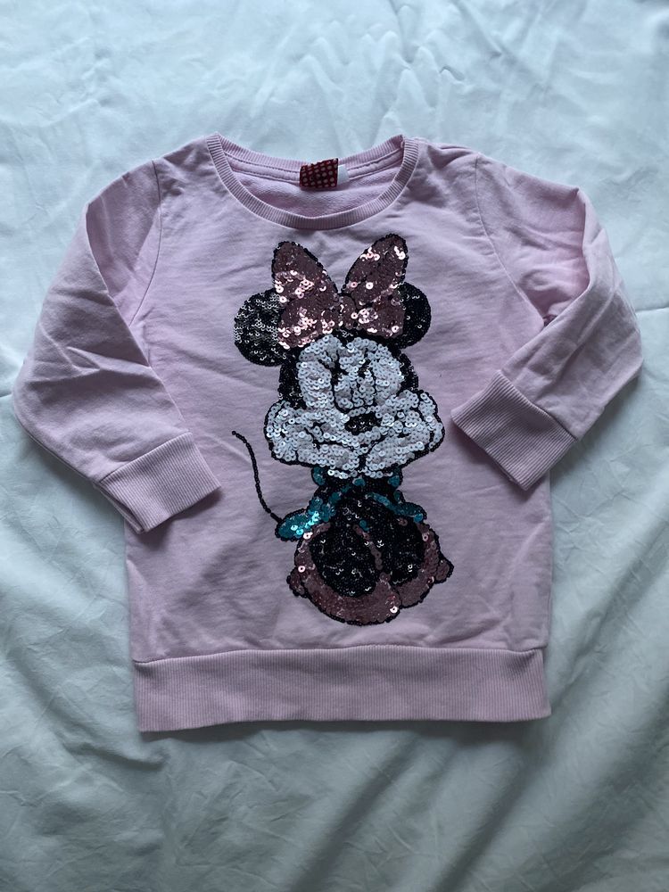 Minnie Mouse Disney puzzle kolorowanka bluza legginsy 2-3 lata 3+