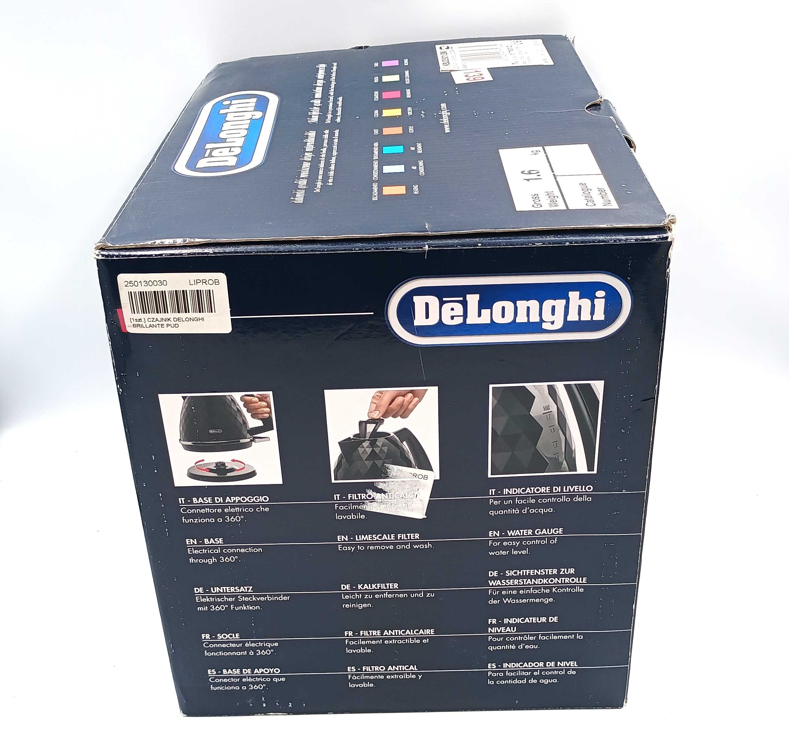 Czajnik DeLonghi BRILLANTE Pudełko