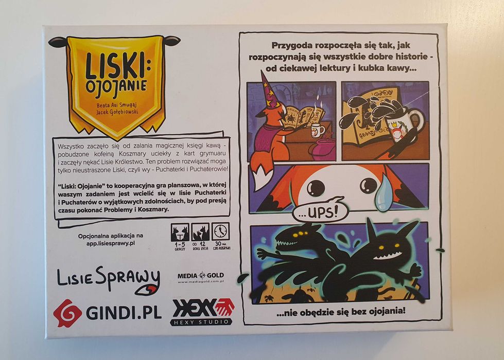 Gra planszowa Liski: Ojojanie. Edycja pierwsza z dodatkiem