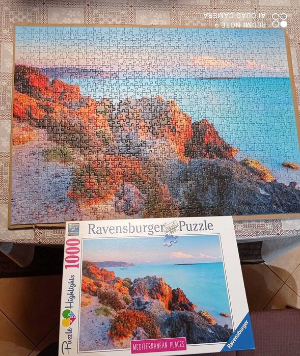 Puzzle Ravensburger 1000el. Śródziemnomorska Grecja