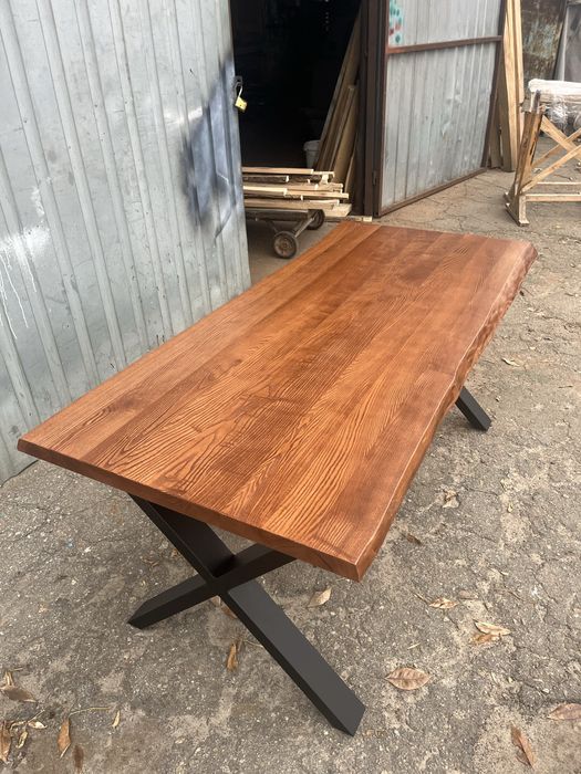 Столи лофт з масиву горіх,дуб,ясень