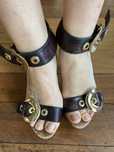Sandalias Prof salto alto