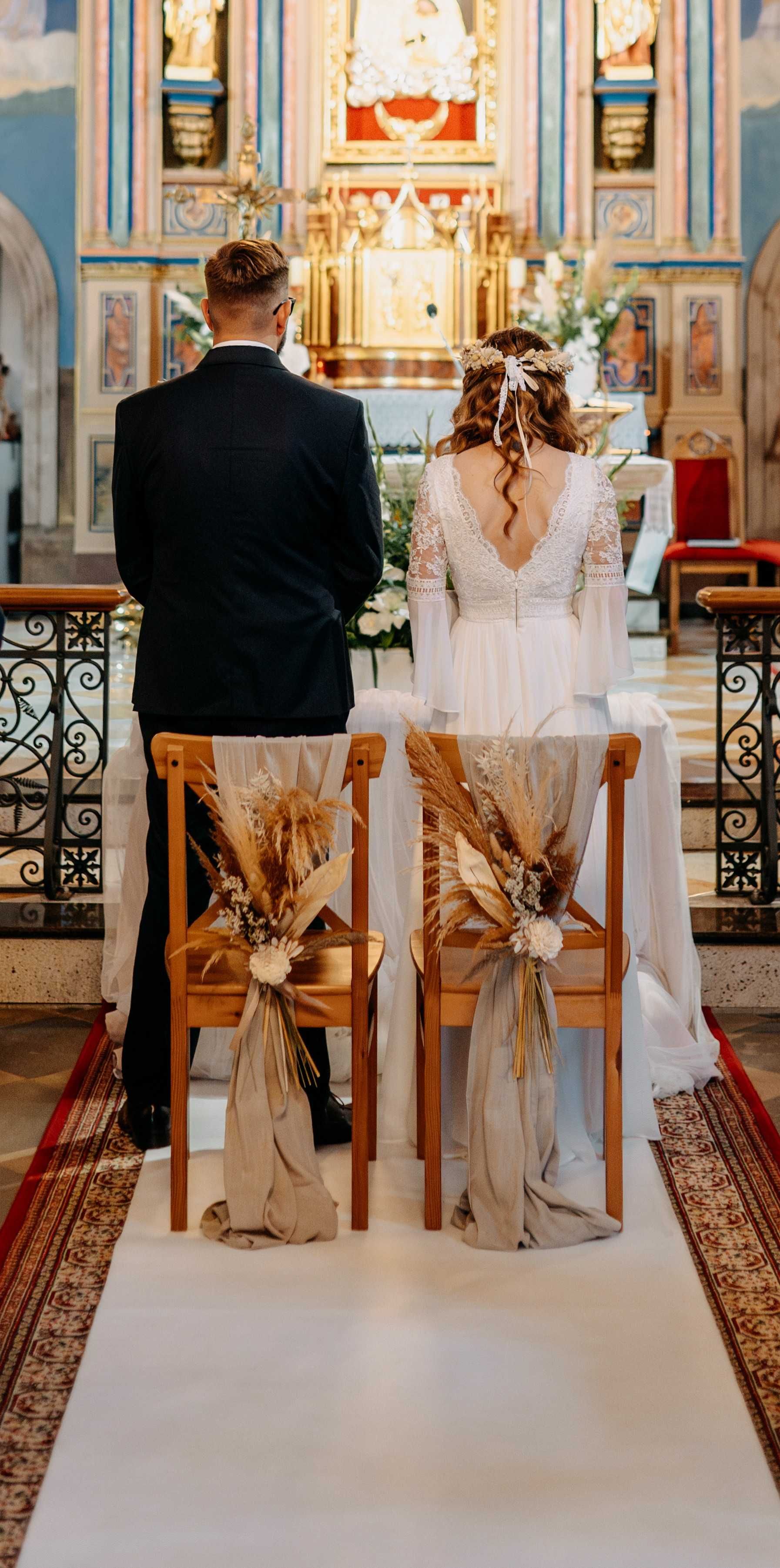 Suknia ślubna w stylu Boho/rustykalnym
