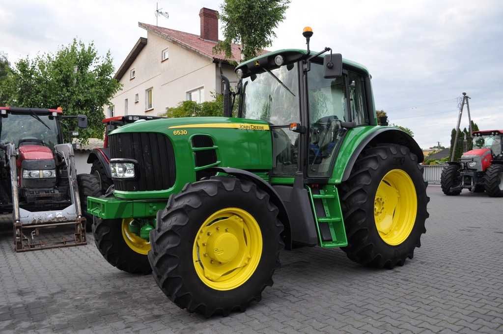 JOHN DEERE 6530 / Przednia oś TLS / Wolne biegi pełzające / PowrQuad /