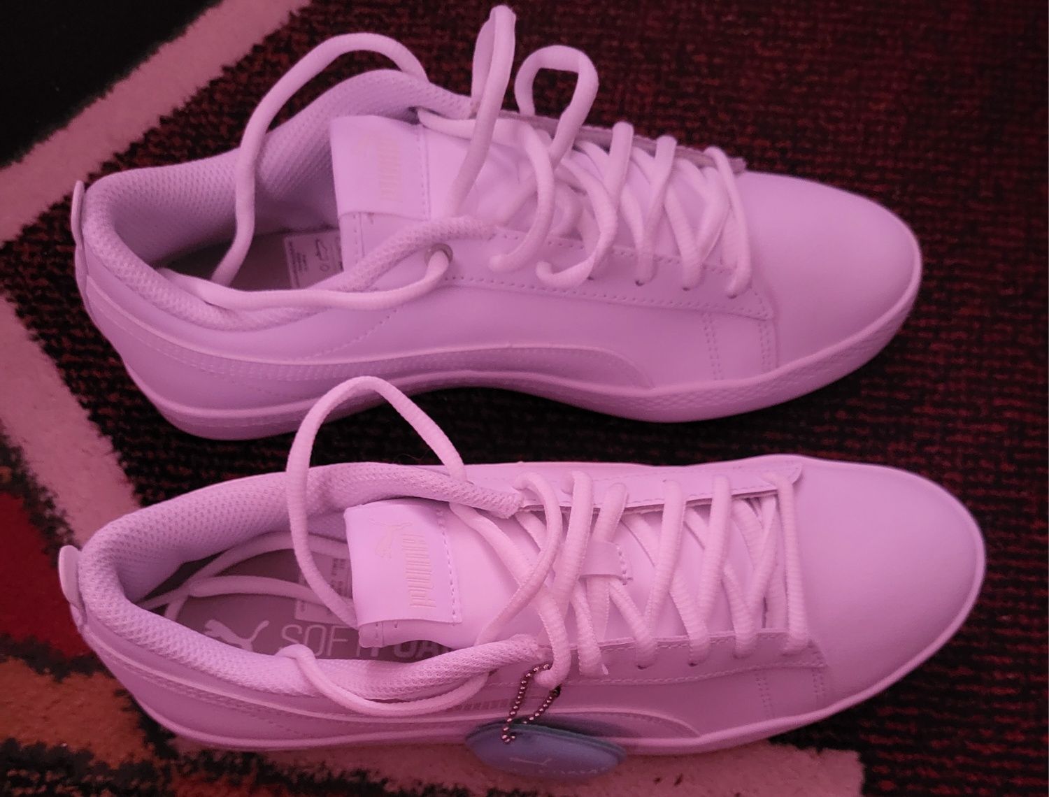 Puma Smash Wns v2 L damskie białe nowe
