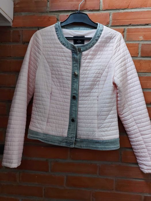 Lekka pikowana włoska kurtka Nowa