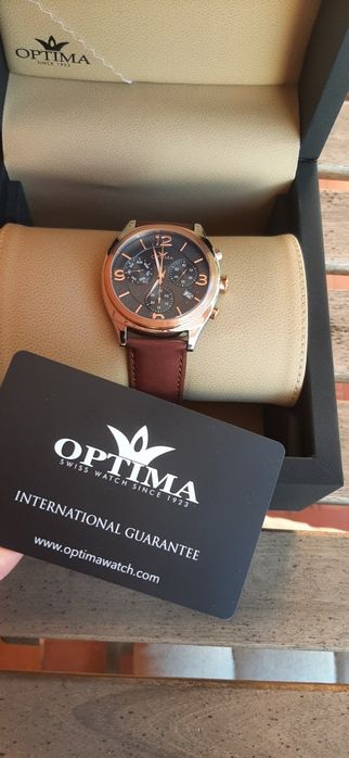 Relógio Homem "Optima Chronograph"