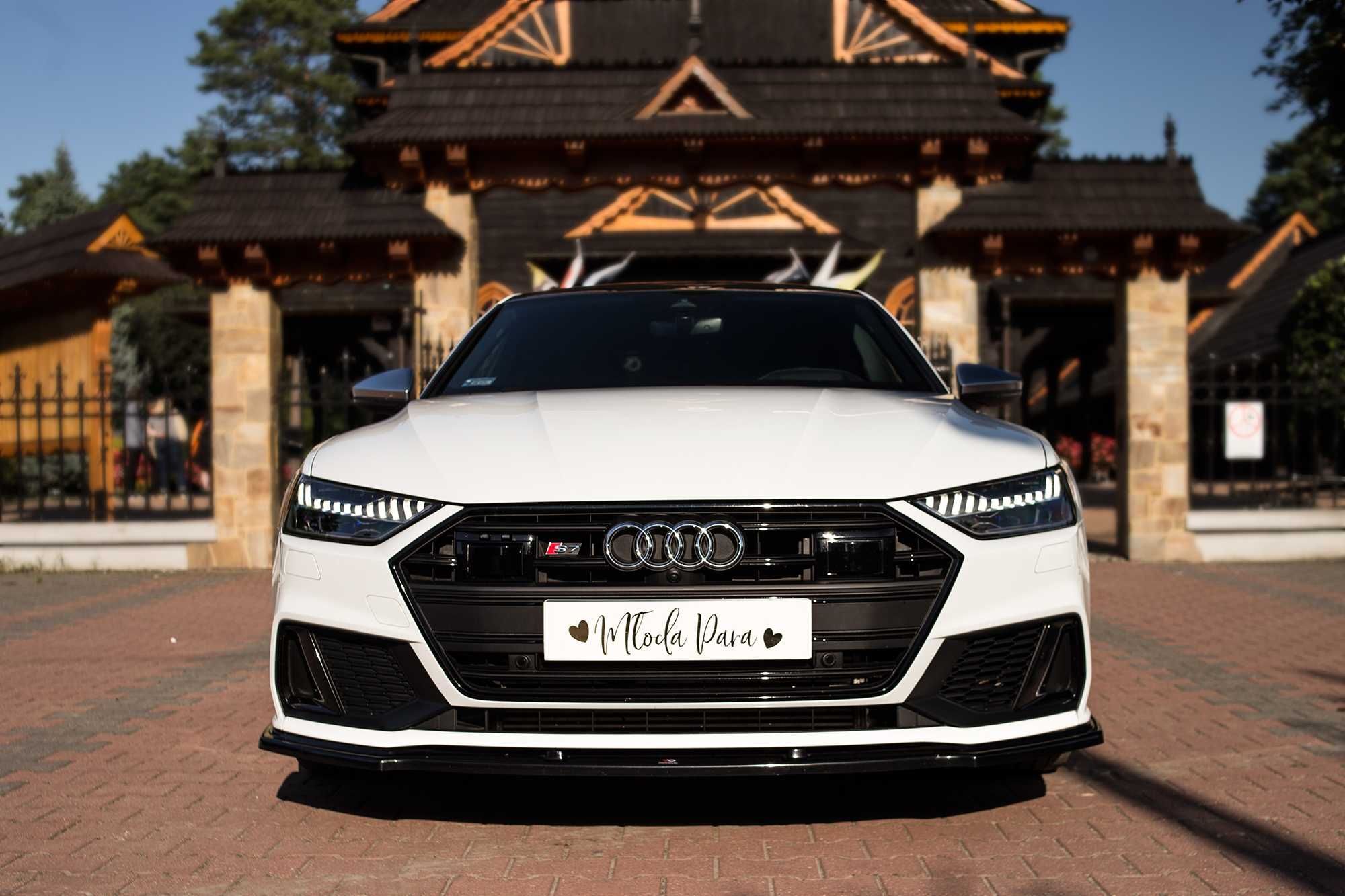 Auto do ślubu Audi S7, samochód na imprezy okolicznościowe