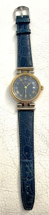 Jacques Lemans relogio automático suiço plaque ouro