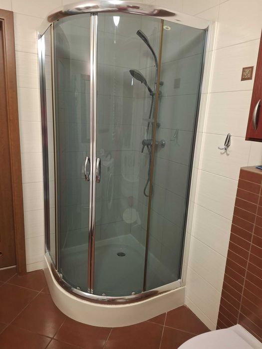 kabina prysznicowa półokrągła+brodzik