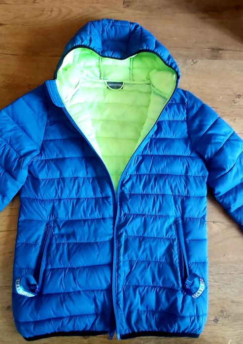 Kurtka przejściowa wiatrówka pikowana młodzieżowa 158 cm