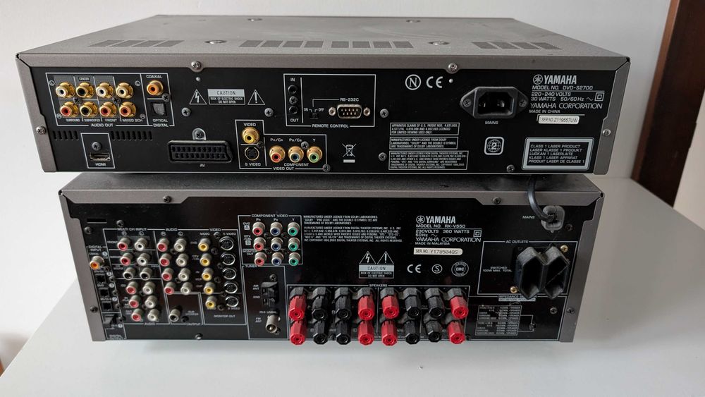 Yamaha RX-V550 + DVD-S2700 + Tannoy Fusion 2 + Sennheiser HD555