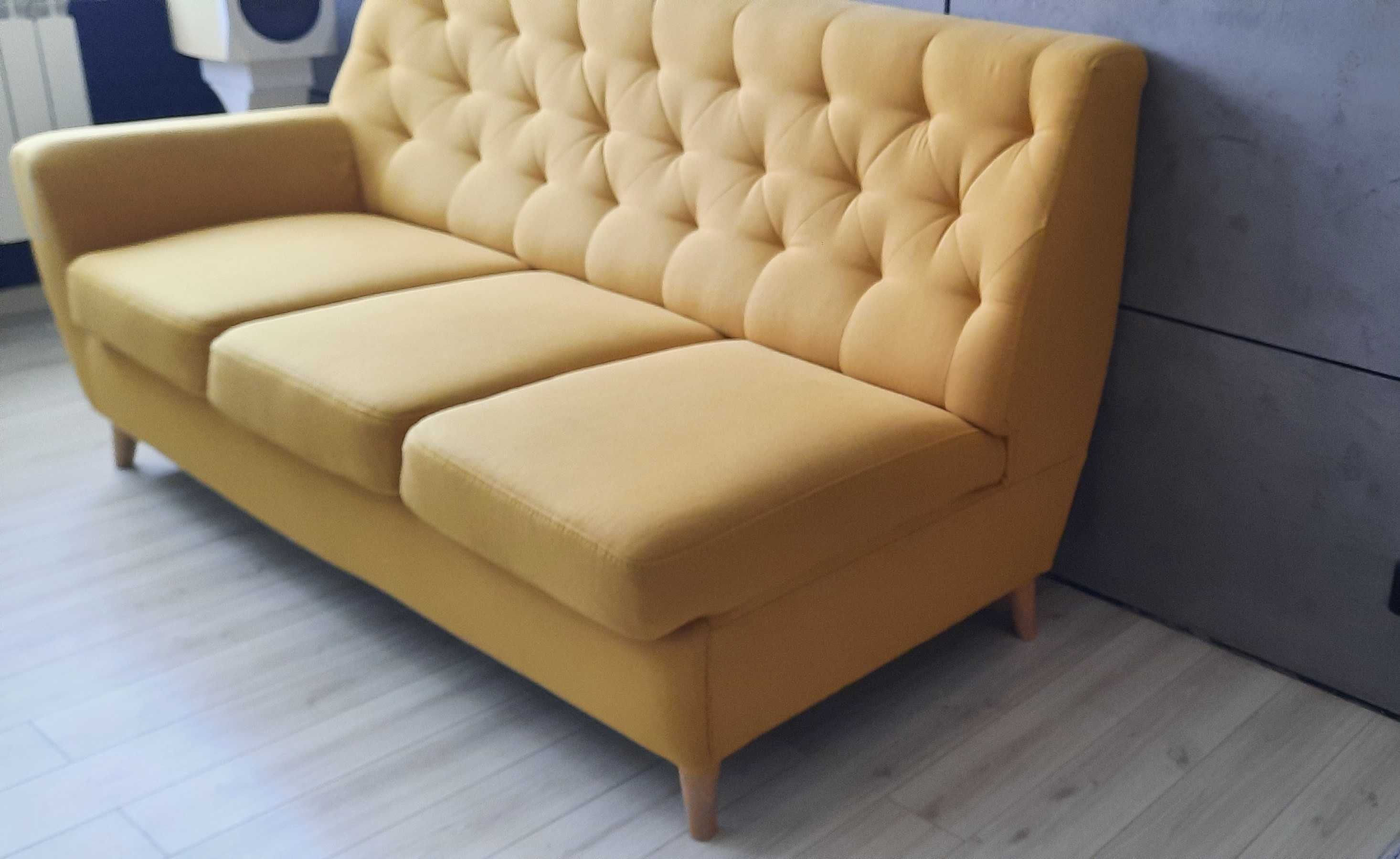 Sofa 3-osobowa w stylu skandynawskim, szezlong - sklep 3457 zł