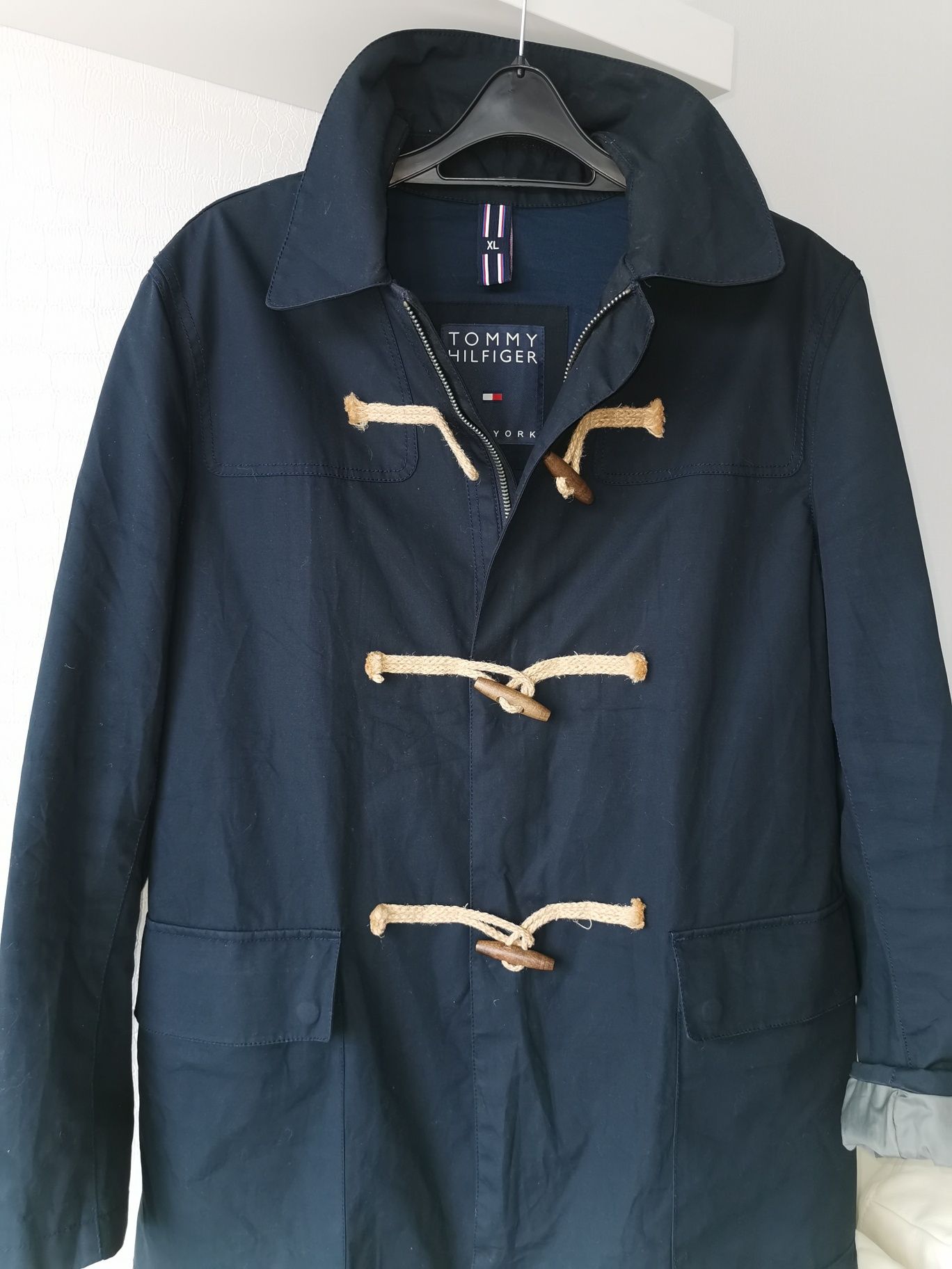 Tommy Hilfiger xl/xxl lekka kurtka wiosenna budrysówka nylon