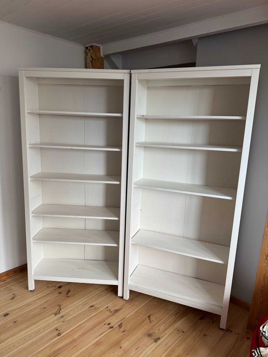 Regał HEMNES IKEA – 2 sztuki, białe, używane