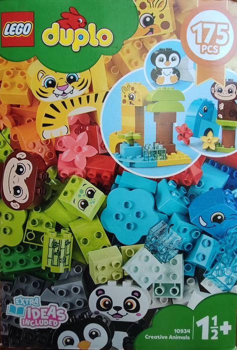 Duży zestaw LEGO Duplo zwierzęta świata