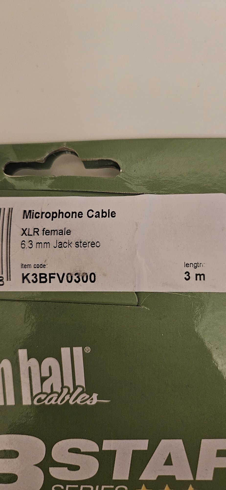Kabel mikronowy XLR x2