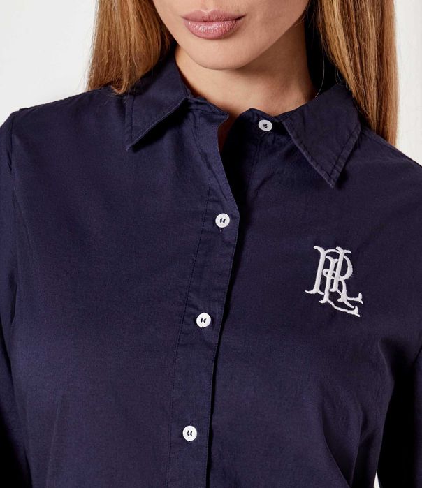 Ralph Lauren damska koszula 100% bawełniana granatowa roz. L OKAZJA!