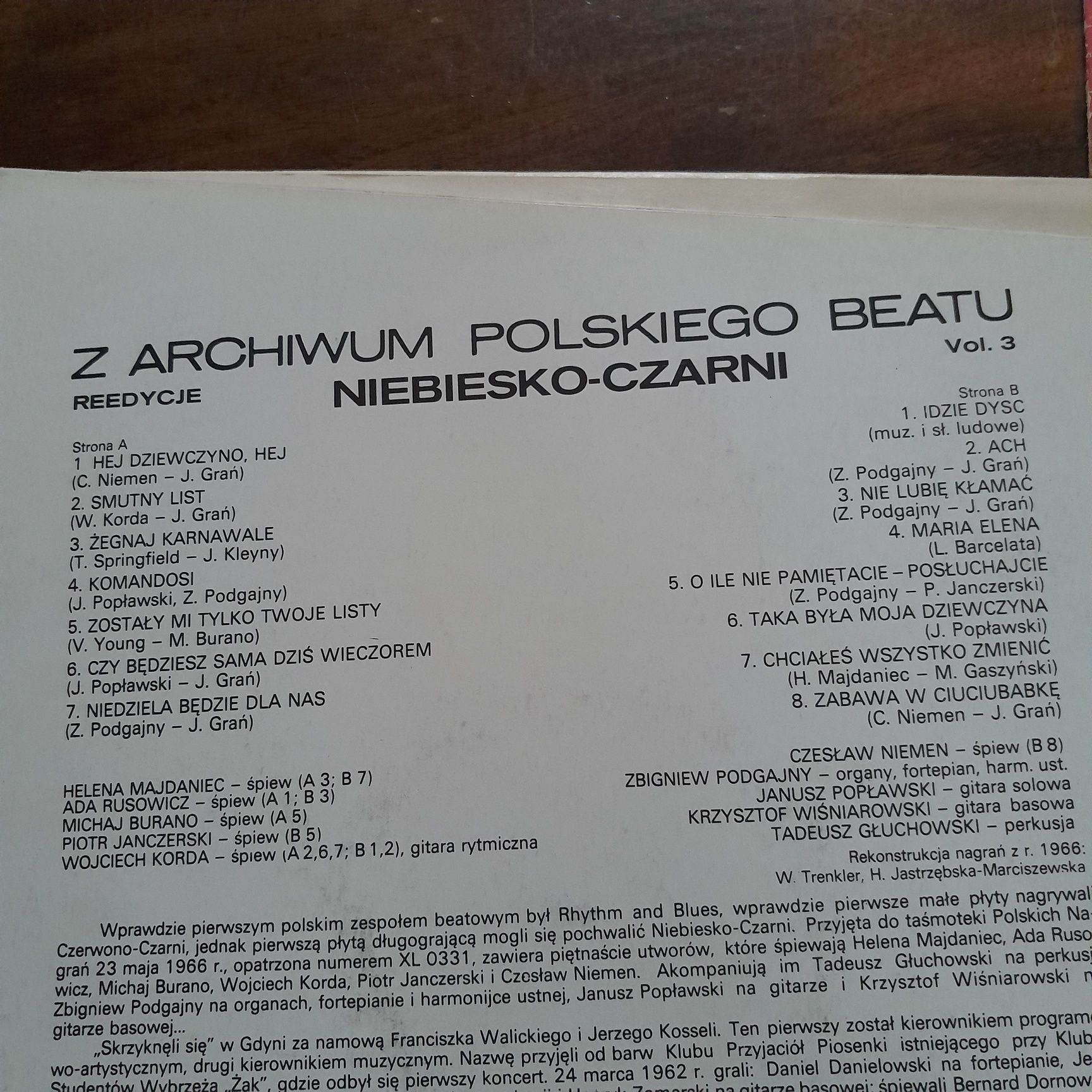 Z archiwum polskiego beatu vol 1, 2, 3, 4 Czerwono czarni Niebiesko cz