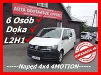 Volkswagen Transporter  T6 L2H1 Doka LONG 2,0 150km!! 4x4 4MOTION 6 OSÓB! Klima Tempomat