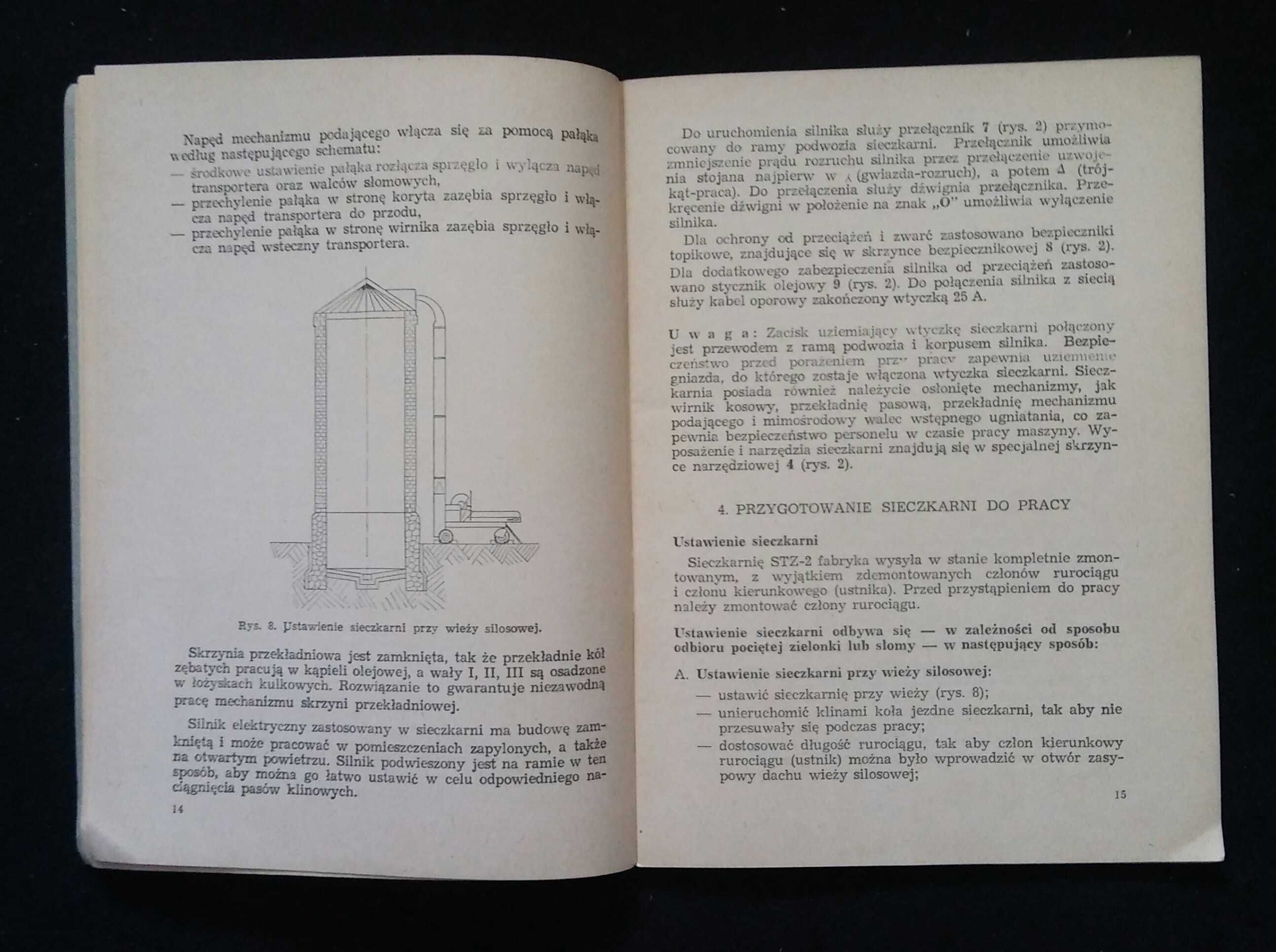 Sieczkarnia toporowa STZ-2 instrukcja katalog części