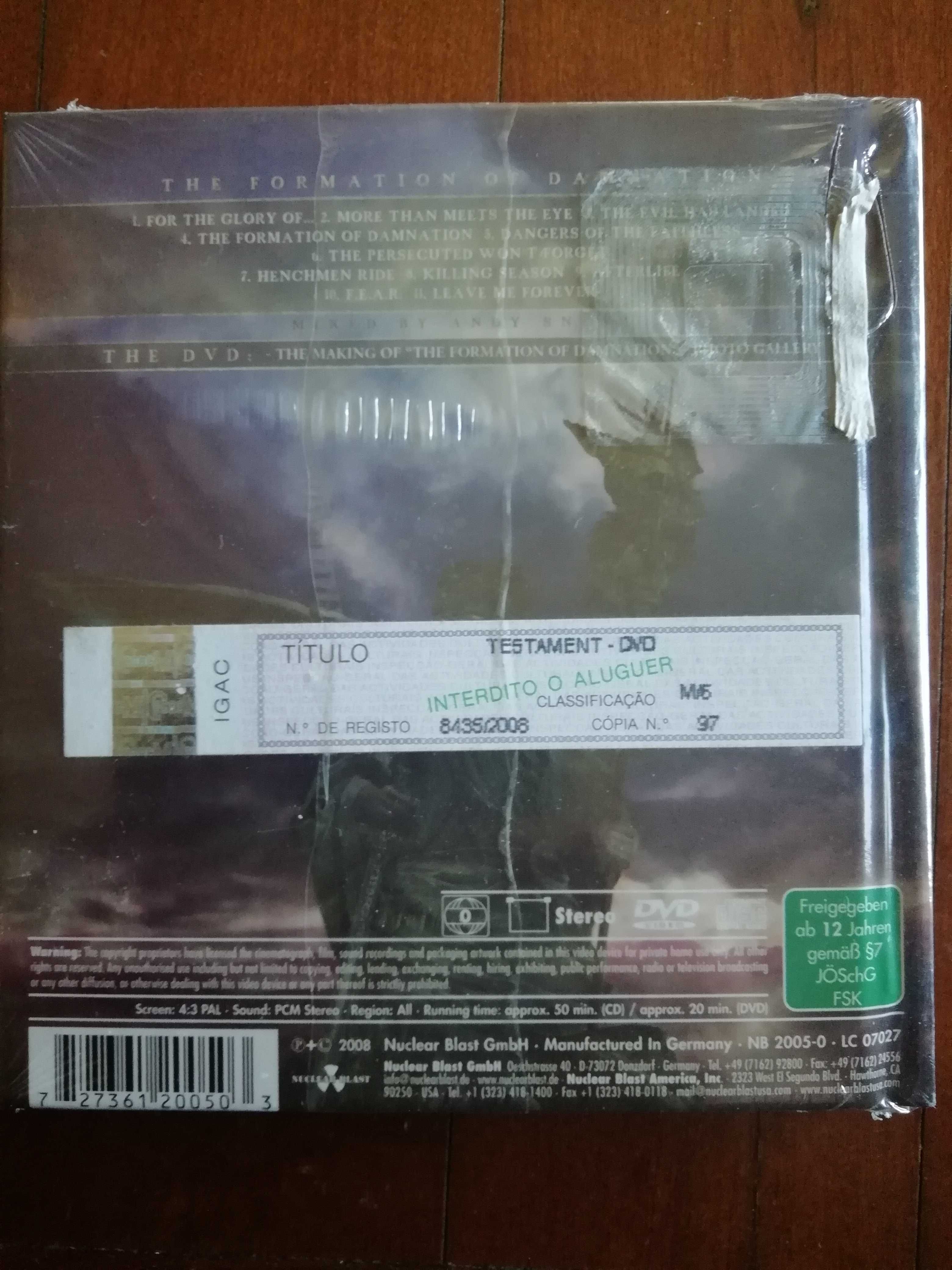 Testament - The Formation of Damnation-CD+DVD (Novo ainda selado)