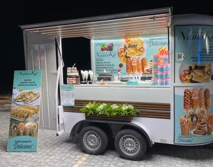 Roulote de crepes e waffles