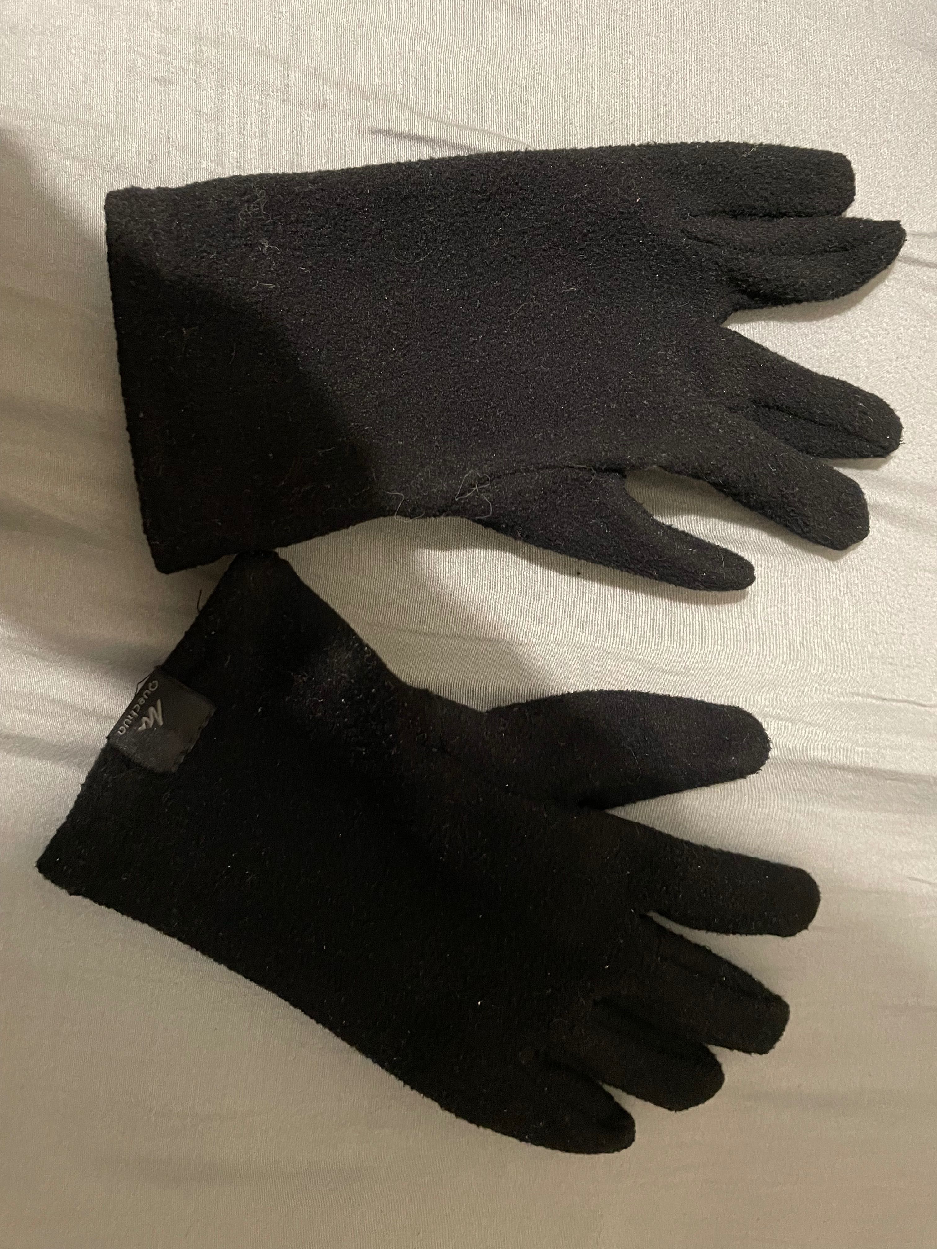 Czarne rękawiczki Quechua