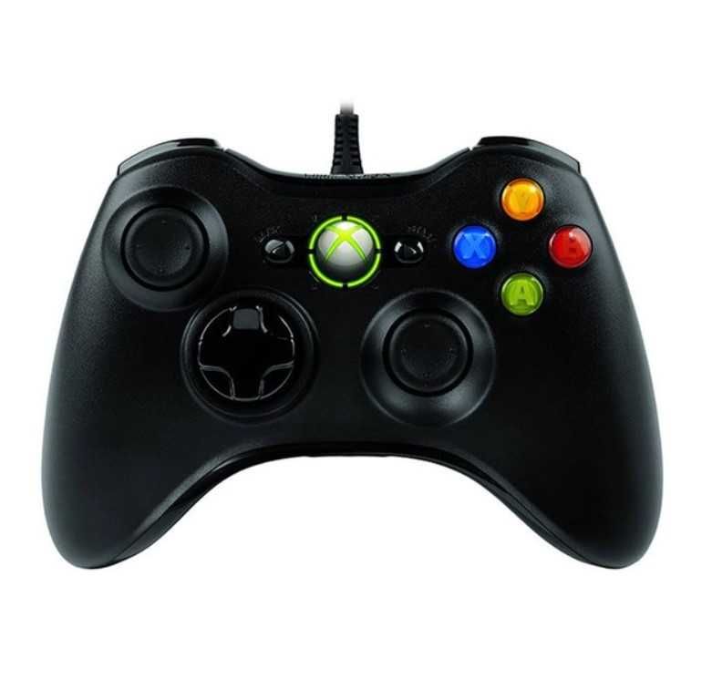 Проводной джойстик геймпад для Xbox 360 Чёрный