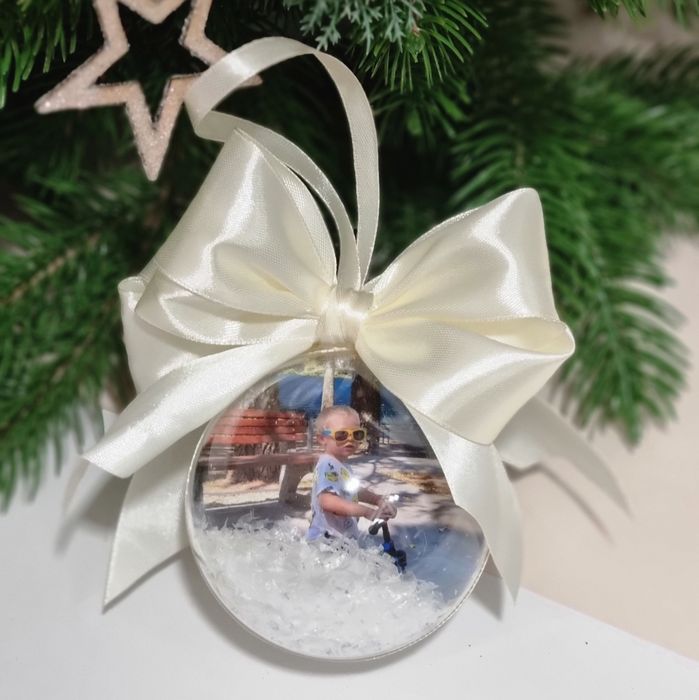 Кулька з фото на ялинку