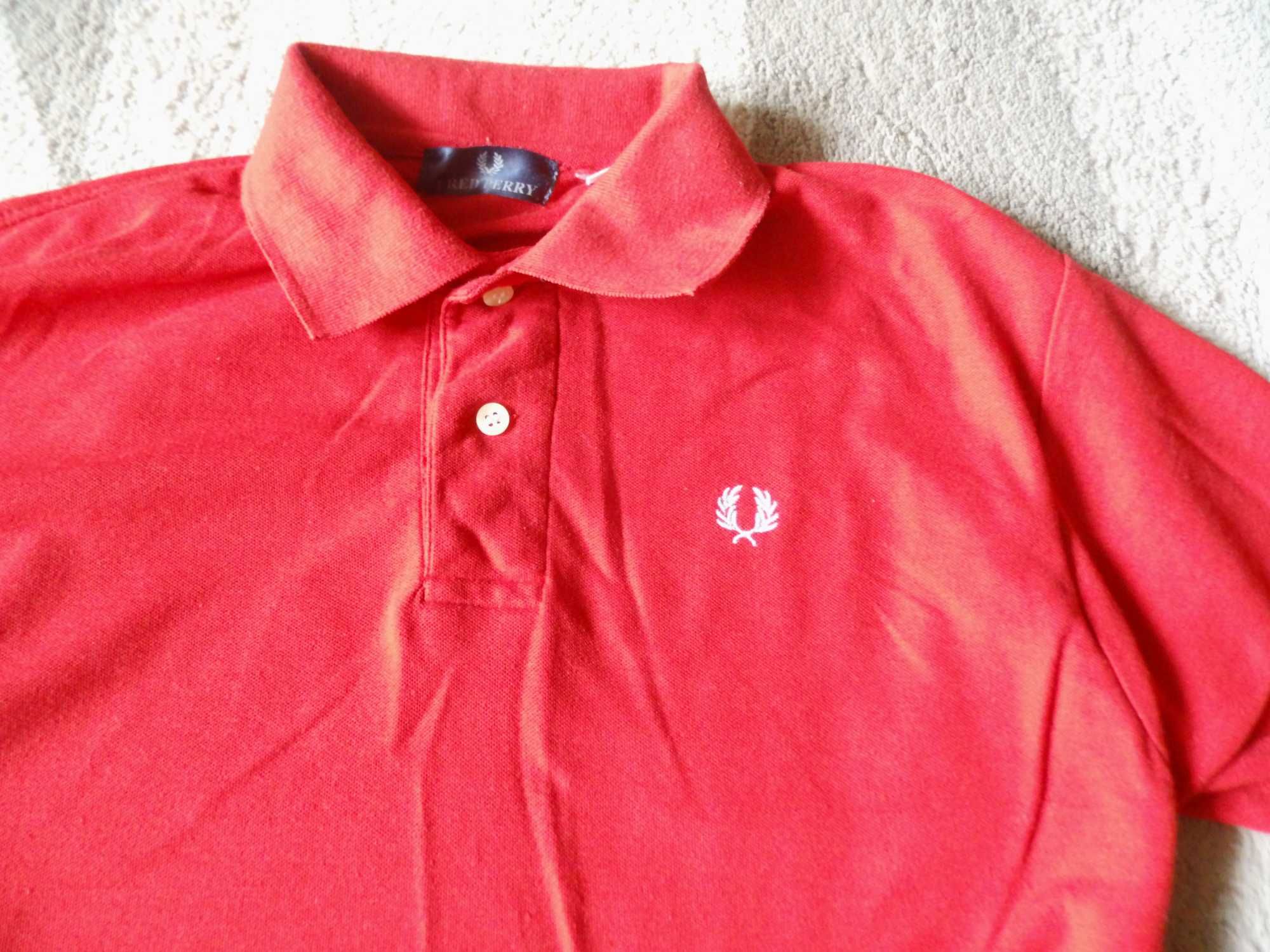 FRED PERRY koszulka damska czerwona