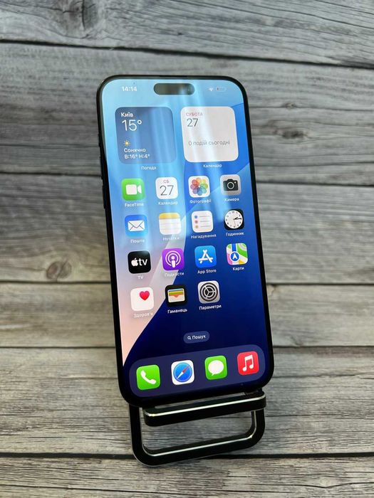 IPhone 15 pro max blue 256gb!!! R-SIM!!! Батарея 100%13 циклів
