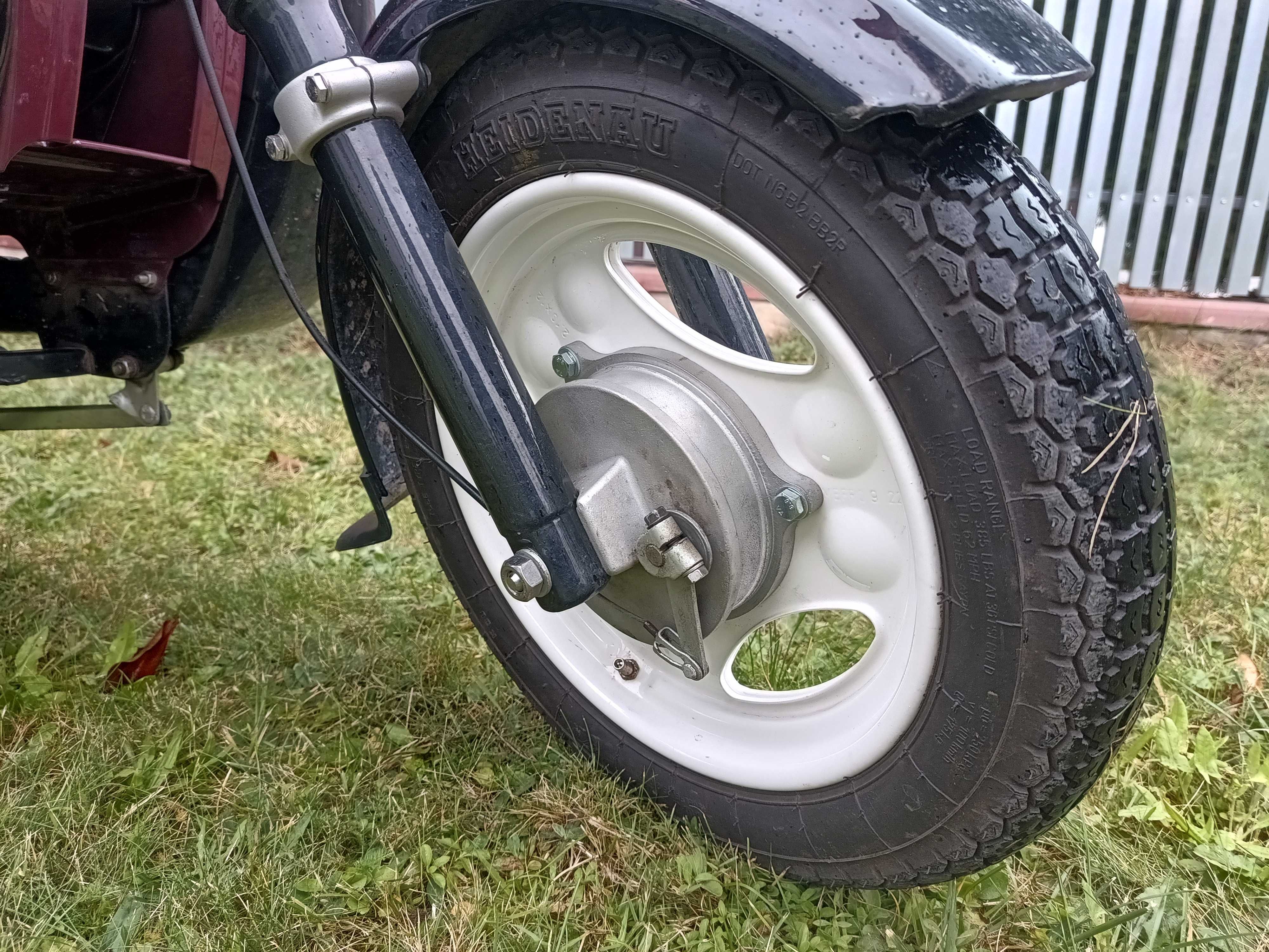 Simson SR50 Skuter Zarejestrowany biała tablica OC