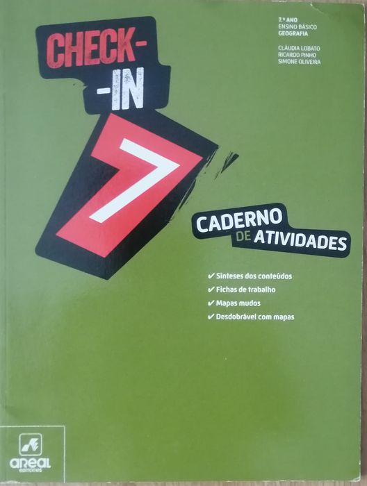 Livro/ caderno de atividades e testes Geografia 7 ano

Entrego em mão