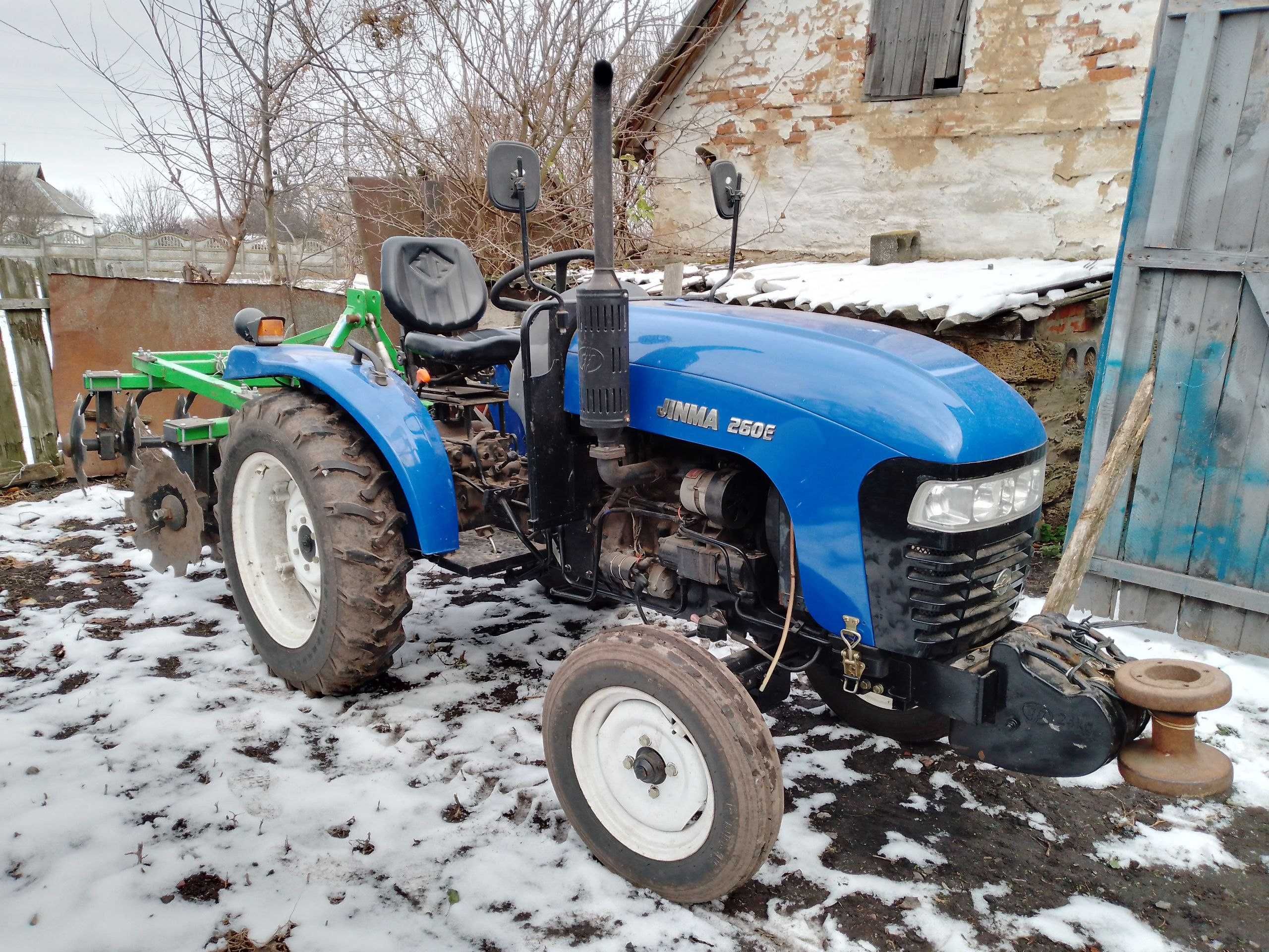 Продається міні-трактор ( Jinma 260E ) з навісним обладнанням