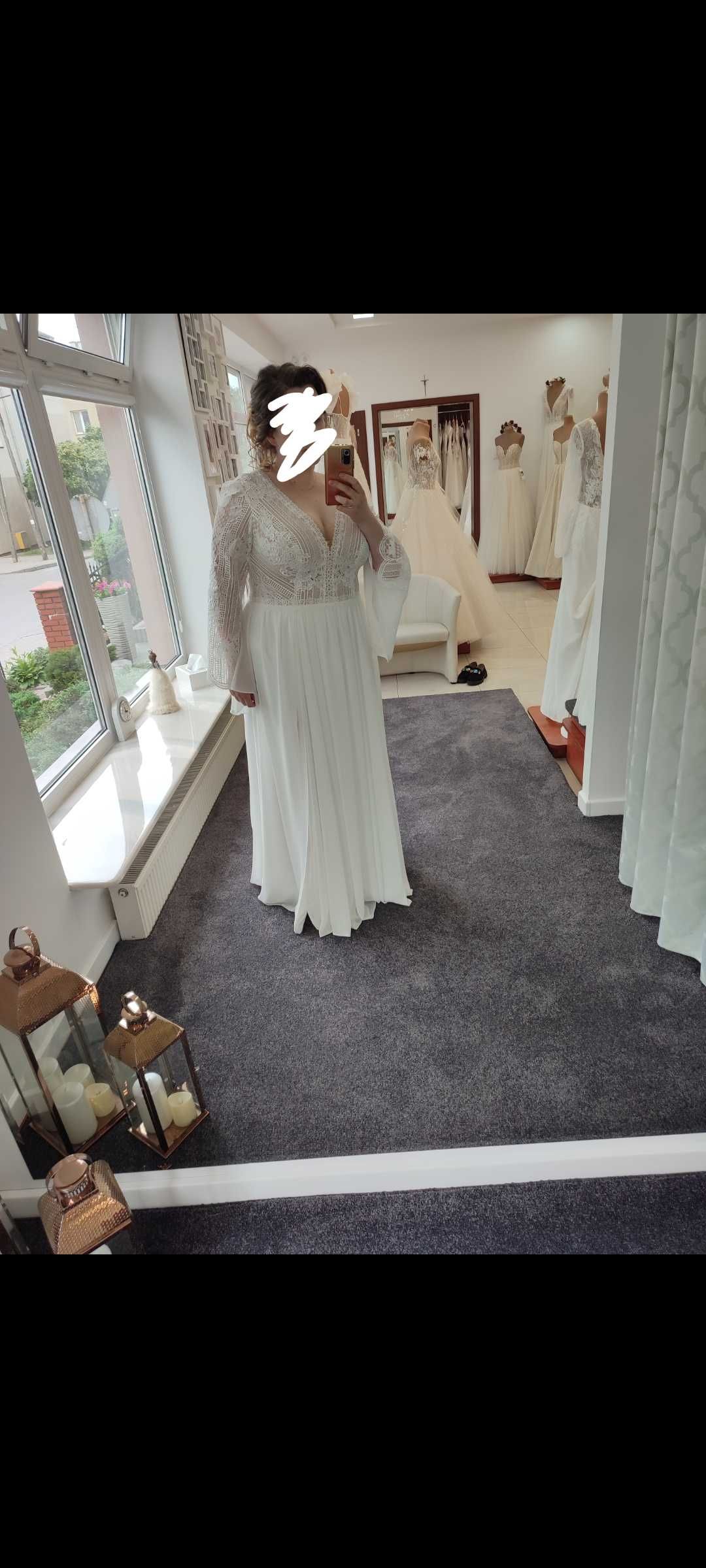 Suknia ślubna Chassmi 2023/Boho/plus size