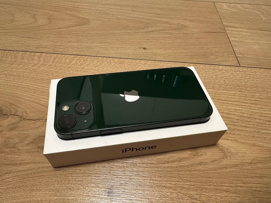 Idealny iPhone 13 mini 128 GB GREEN w PERFEKCYJNYM stanie!