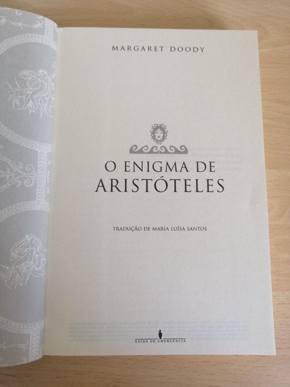 Livro O Enigma de Aristóteles
